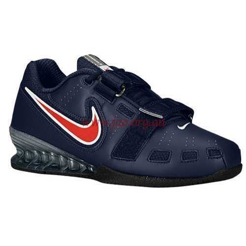 (Obsidian/Sport Red/White) Nike Romaleos Ii Power Lifting Men's Australia Shoes - 76927460